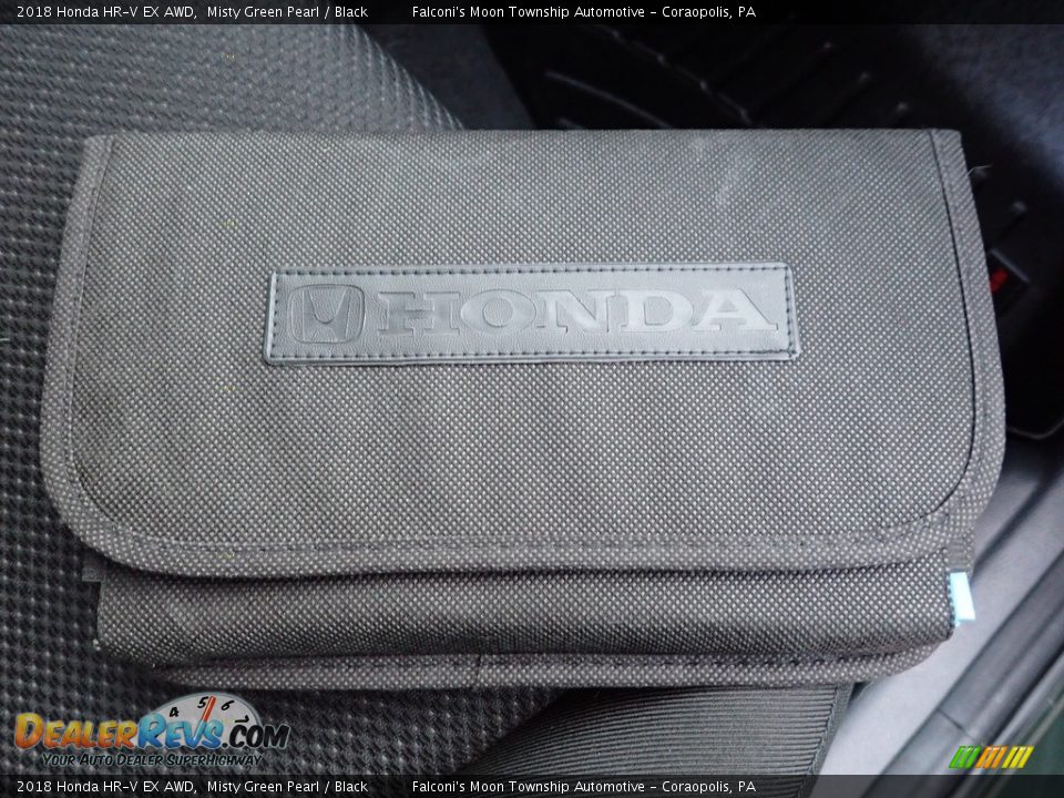 2018 Honda HR-V EX AWD Misty Green Pearl / Black Photo #14