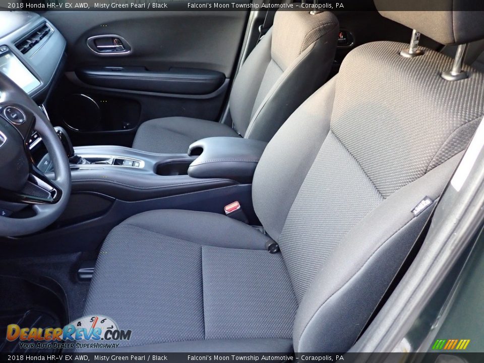 2018 Honda HR-V EX AWD Misty Green Pearl / Black Photo #18