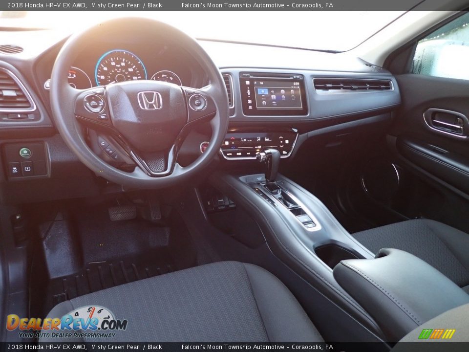 2018 Honda HR-V EX AWD Misty Green Pearl / Black Photo #20