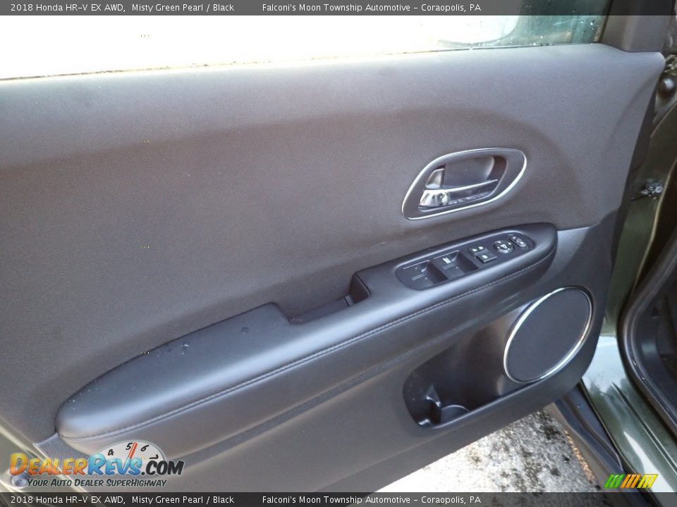 2018 Honda HR-V EX AWD Misty Green Pearl / Black Photo #22