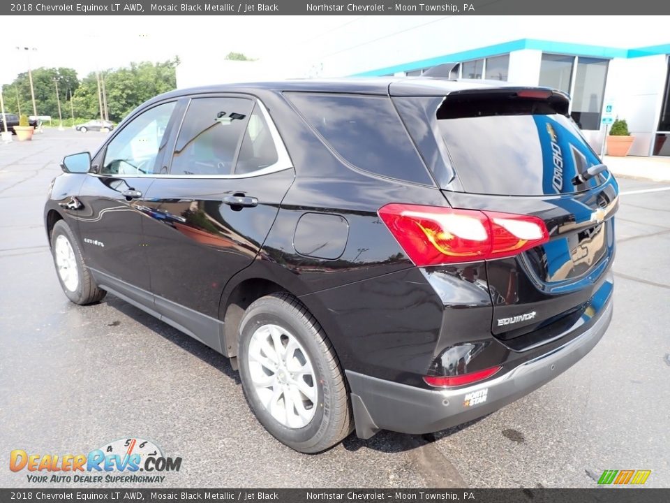 2018 Chevrolet Equinox LT AWD Mosaic Black Metallic / Jet Black Photo #4