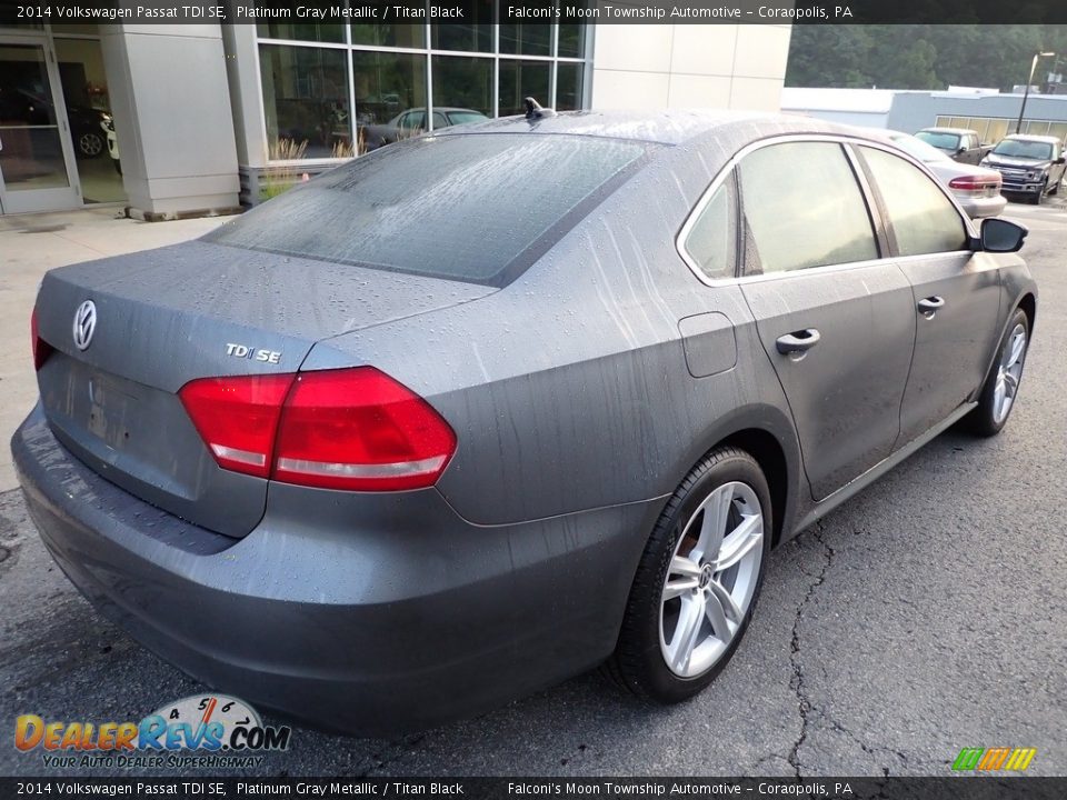 2014 Volkswagen Passat TDI SE Platinum Gray Metallic / Titan Black Photo #2