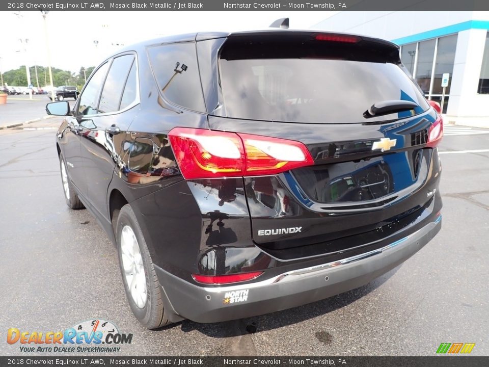 2018 Chevrolet Equinox LT AWD Mosaic Black Metallic / Jet Black Photo #5