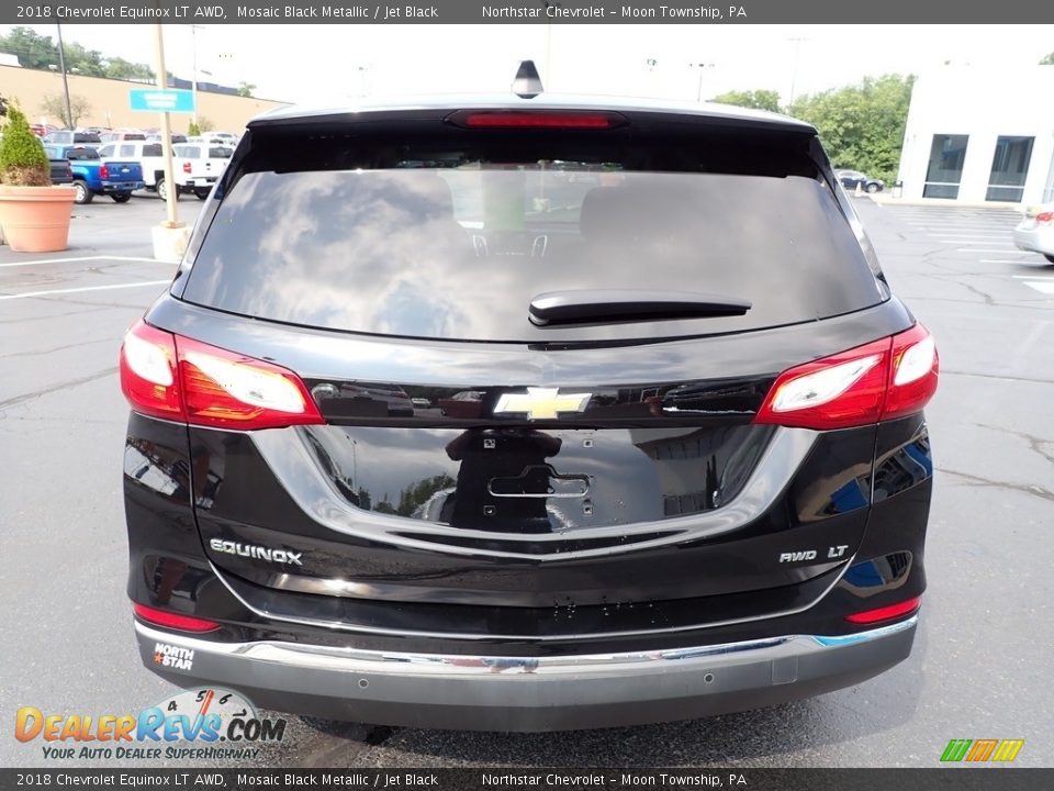 2018 Chevrolet Equinox LT AWD Mosaic Black Metallic / Jet Black Photo #6