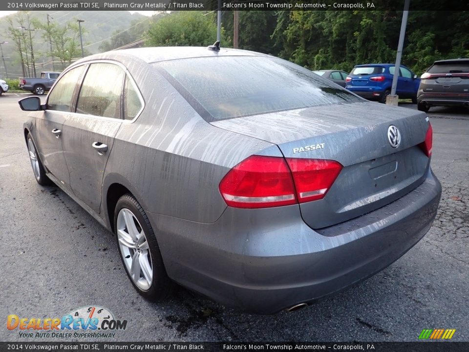 2014 Volkswagen Passat TDI SE Platinum Gray Metallic / Titan Black Photo #5