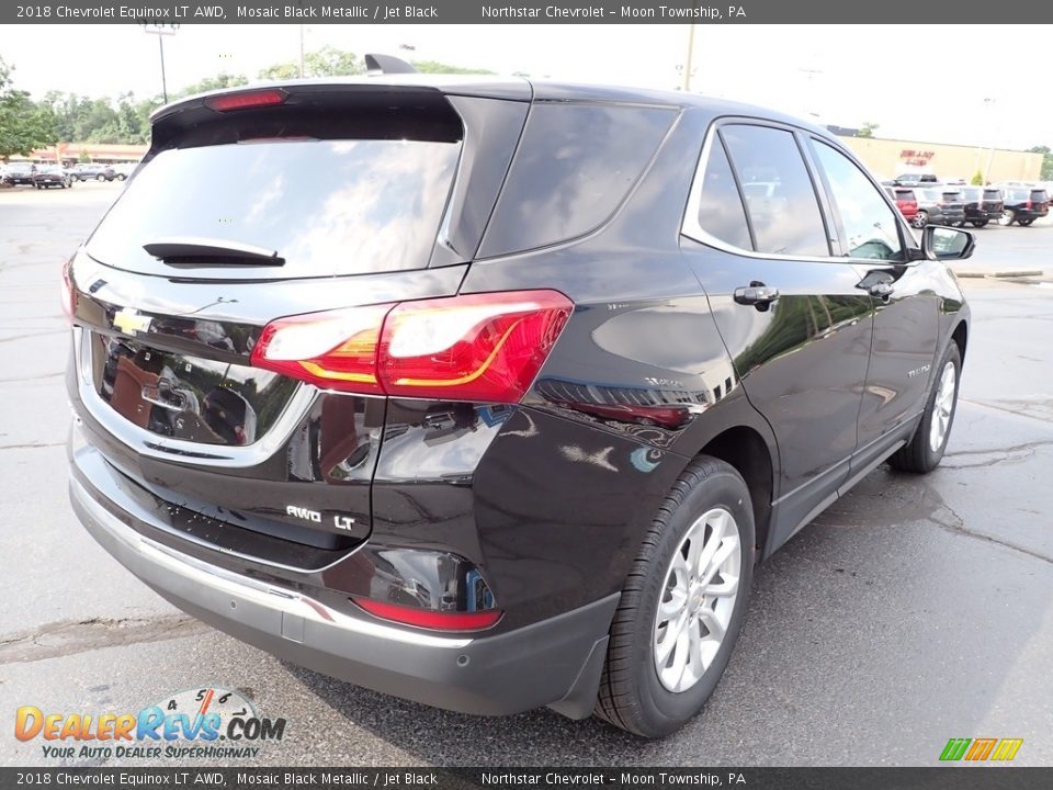 2018 Chevrolet Equinox LT AWD Mosaic Black Metallic / Jet Black Photo #8