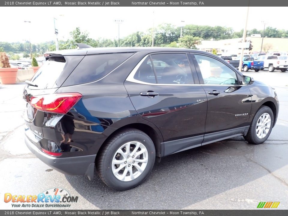 2018 Chevrolet Equinox LT AWD Mosaic Black Metallic / Jet Black Photo #9