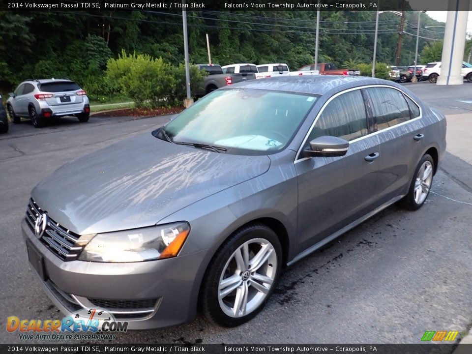 2014 Volkswagen Passat TDI SE Platinum Gray Metallic / Titan Black Photo #7