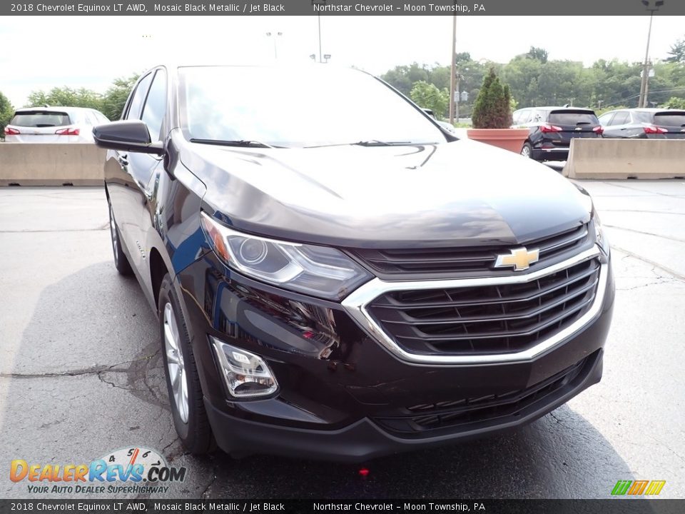 2018 Chevrolet Equinox LT AWD Mosaic Black Metallic / Jet Black Photo #12