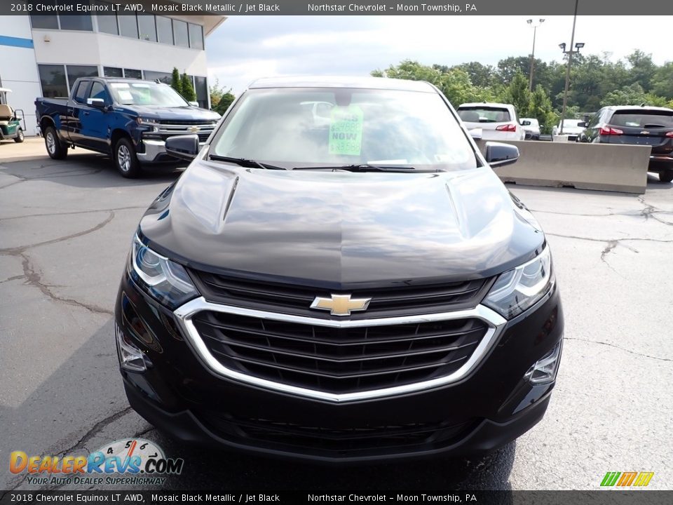 2018 Chevrolet Equinox LT AWD Mosaic Black Metallic / Jet Black Photo #13