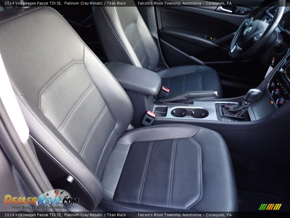 2014 Volkswagen Passat TDI SE Platinum Gray Metallic / Titan Black Photo #11