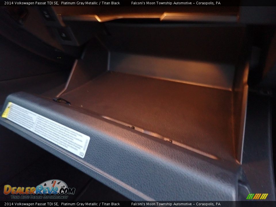2014 Volkswagen Passat TDI SE Platinum Gray Metallic / Titan Black Photo #13