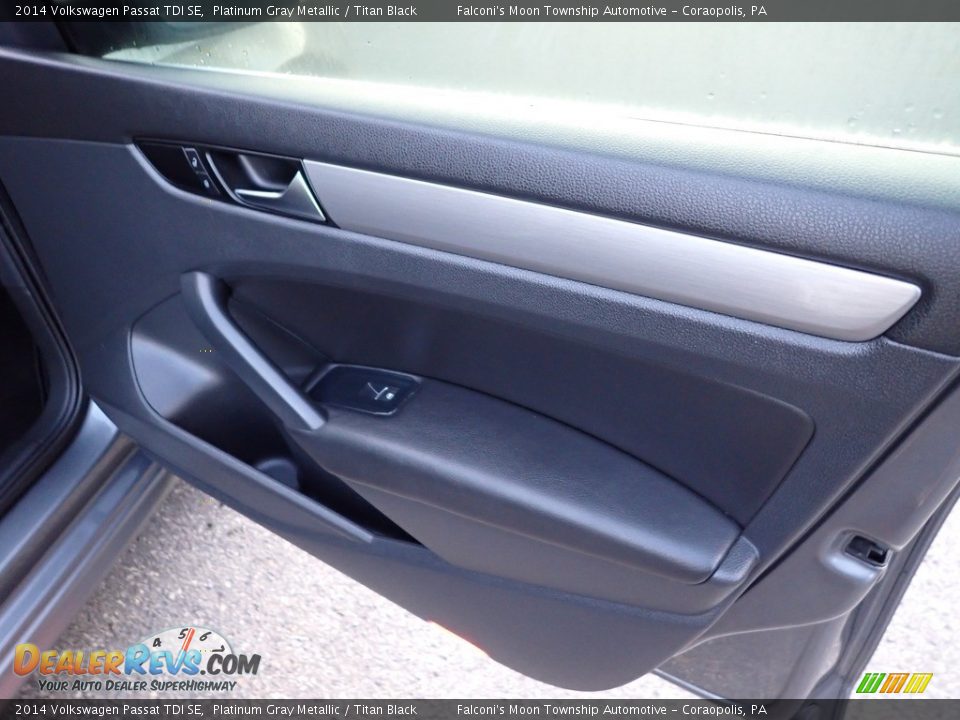 2014 Volkswagen Passat TDI SE Platinum Gray Metallic / Titan Black Photo #15