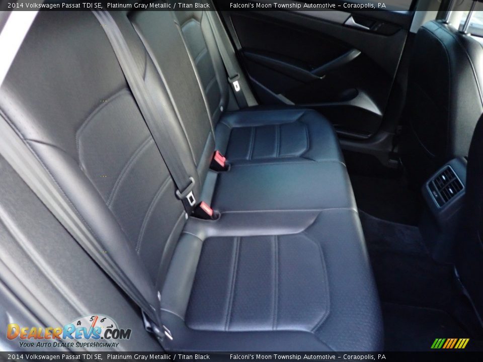 2014 Volkswagen Passat TDI SE Platinum Gray Metallic / Titan Black Photo #16