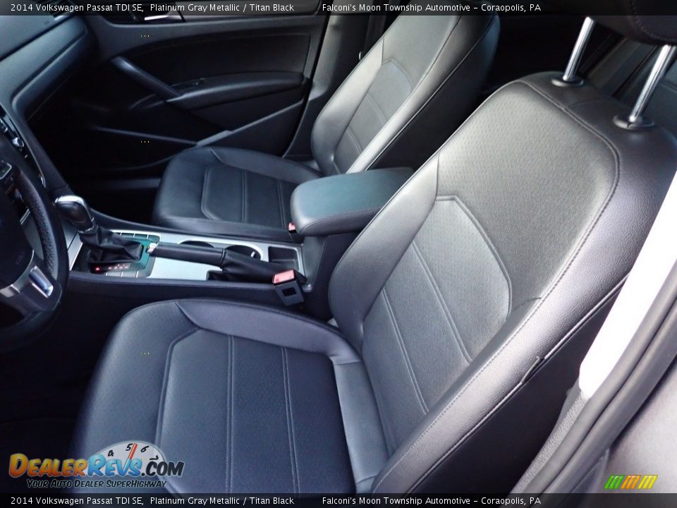 2014 Volkswagen Passat TDI SE Platinum Gray Metallic / Titan Black Photo #18