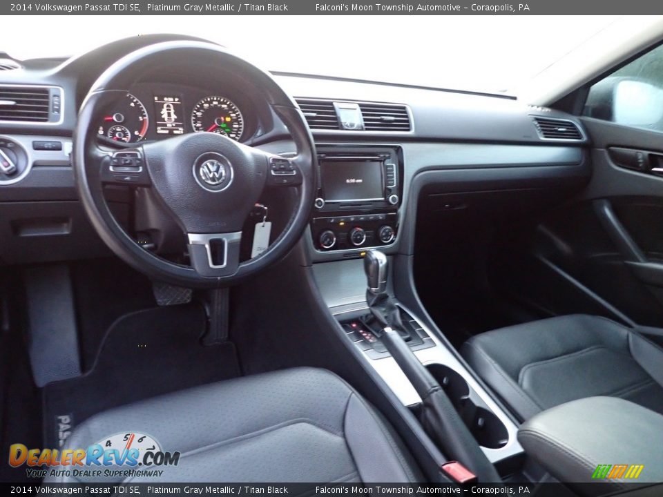 2014 Volkswagen Passat TDI SE Platinum Gray Metallic / Titan Black Photo #20