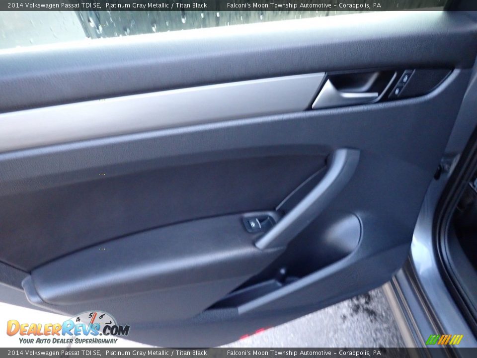 2014 Volkswagen Passat TDI SE Platinum Gray Metallic / Titan Black Photo #21