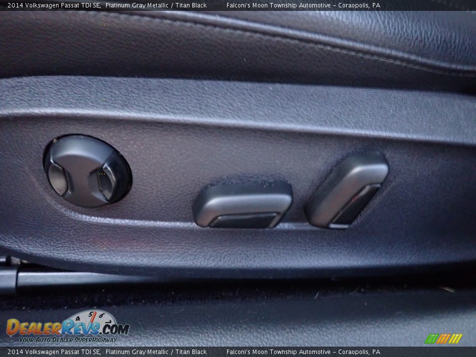 2014 Volkswagen Passat TDI SE Platinum Gray Metallic / Titan Black Photo #23