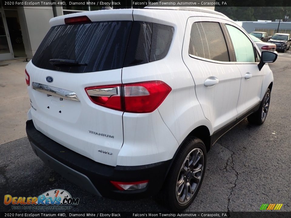 2020 Ford EcoSport Titanium 4WD Diamond White / Ebony Black Photo #2