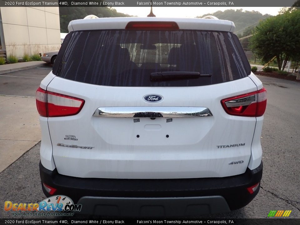 2020 Ford EcoSport Titanium 4WD Diamond White / Ebony Black Photo #3