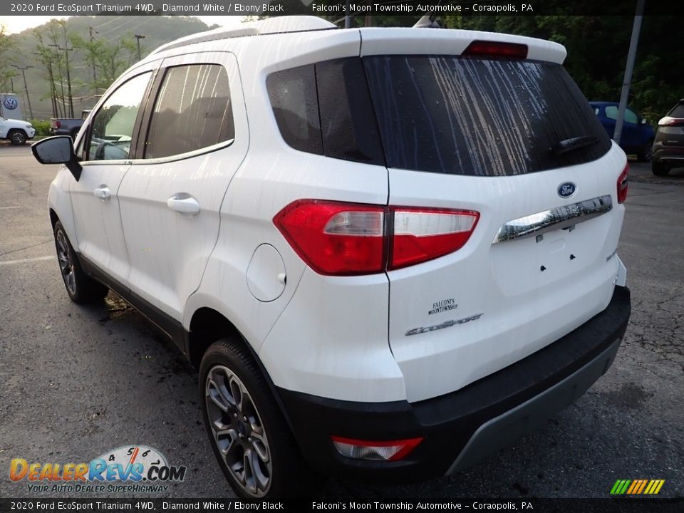 2020 Ford EcoSport Titanium 4WD Diamond White / Ebony Black Photo #5