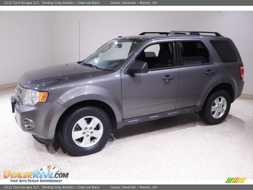 2012 Ford Escape XLT Sterling Gray Metallic / Charcoal Black Photo #3