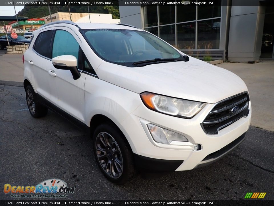 2020 Ford EcoSport Titanium 4WD Diamond White / Ebony Black Photo #9