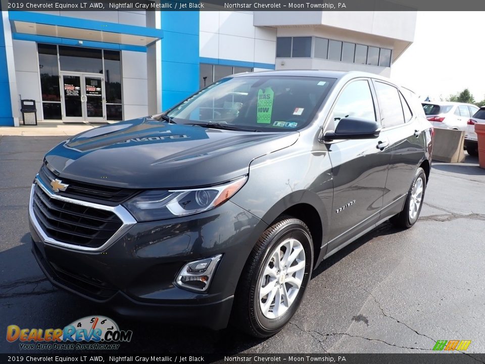 2019 Chevrolet Equinox LT AWD Nightfall Gray Metallic / Jet Black Photo #2