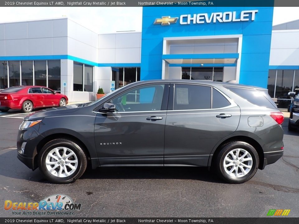 2019 Chevrolet Equinox LT AWD Nightfall Gray Metallic / Jet Black Photo #3