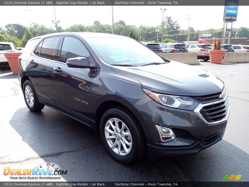 2019 Chevrolet Equinox LT AWD Nightfall Gray Metallic / Jet Black Photo #11