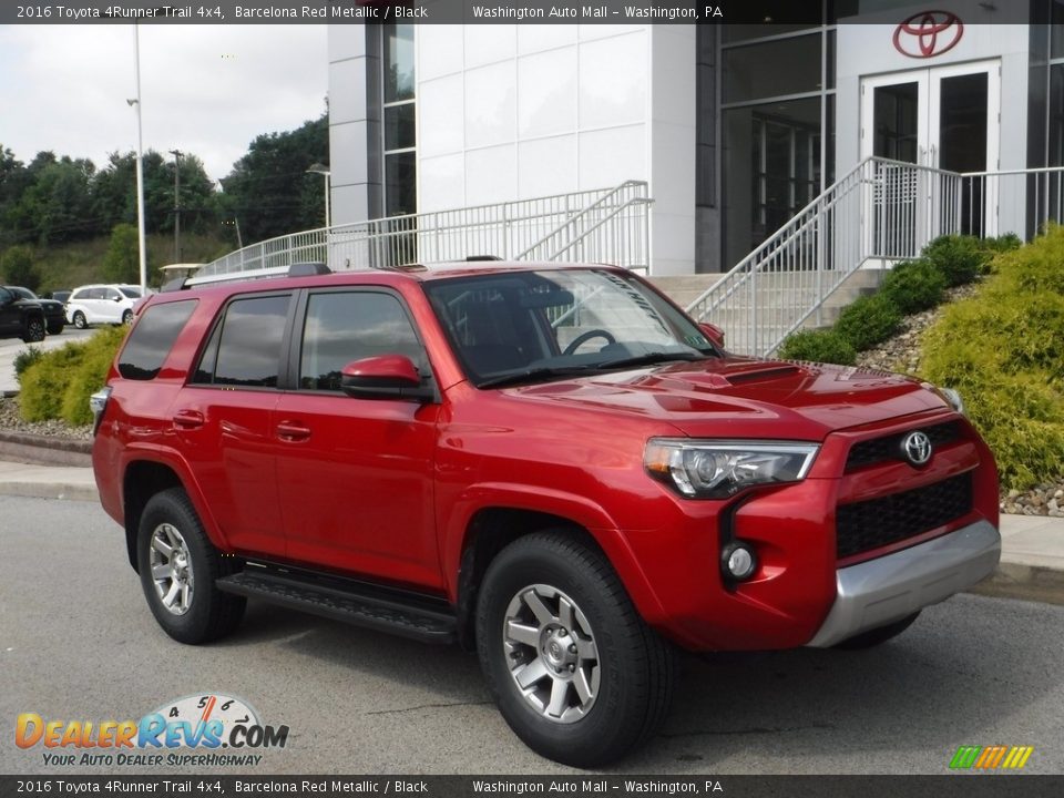 2016 Toyota 4Runner Trail 4x4 Barcelona Red Metallic / Black Photo #1