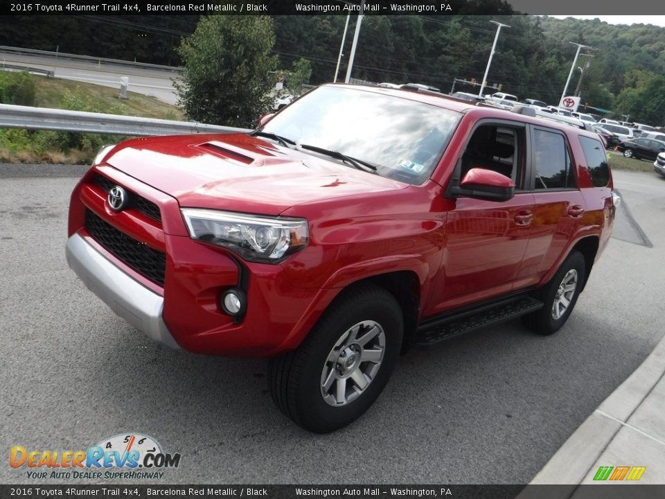 2016 Toyota 4Runner Trail 4x4 Barcelona Red Metallic / Black Photo #11