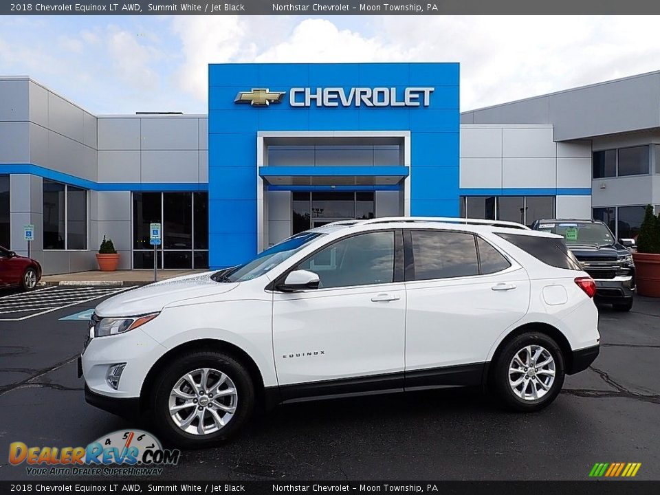 2018 Chevrolet Equinox LT AWD Summit White / Jet Black Photo #1