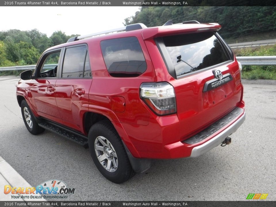 2016 Toyota 4Runner Trail 4x4 Barcelona Red Metallic / Black Photo #14