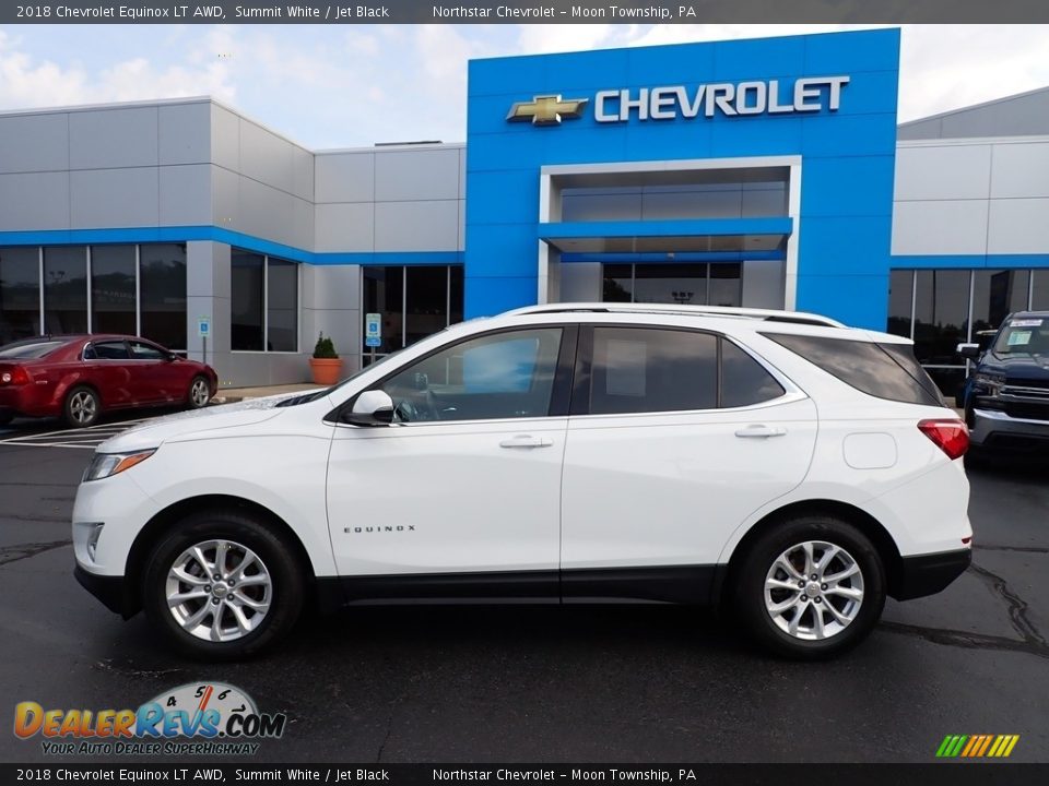 2018 Chevrolet Equinox LT AWD Summit White / Jet Black Photo #3