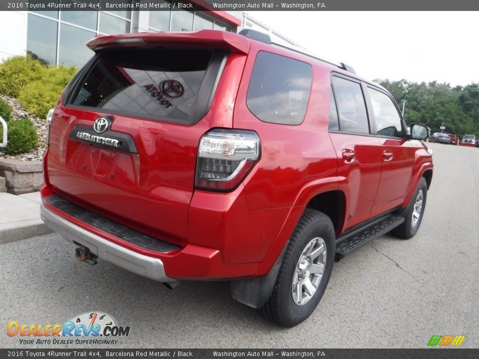 2016 Toyota 4Runner Trail 4x4 Barcelona Red Metallic / Black Photo #16