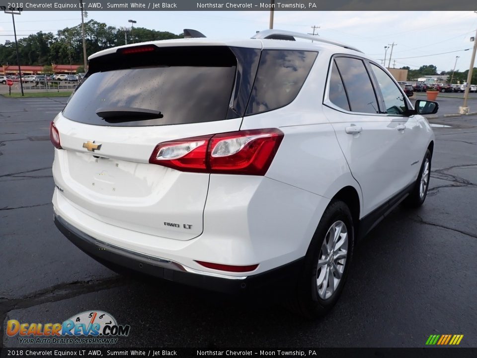 2018 Chevrolet Equinox LT AWD Summit White / Jet Black Photo #8