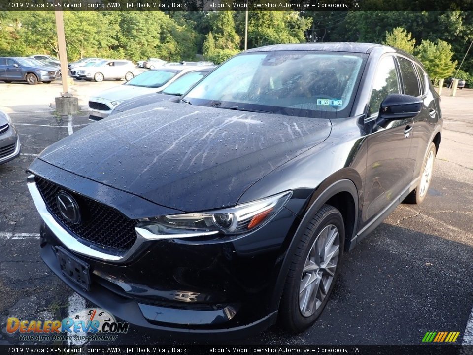 2019 Mazda CX-5 Grand Touring AWD Jet Black Mica / Black Photo #1