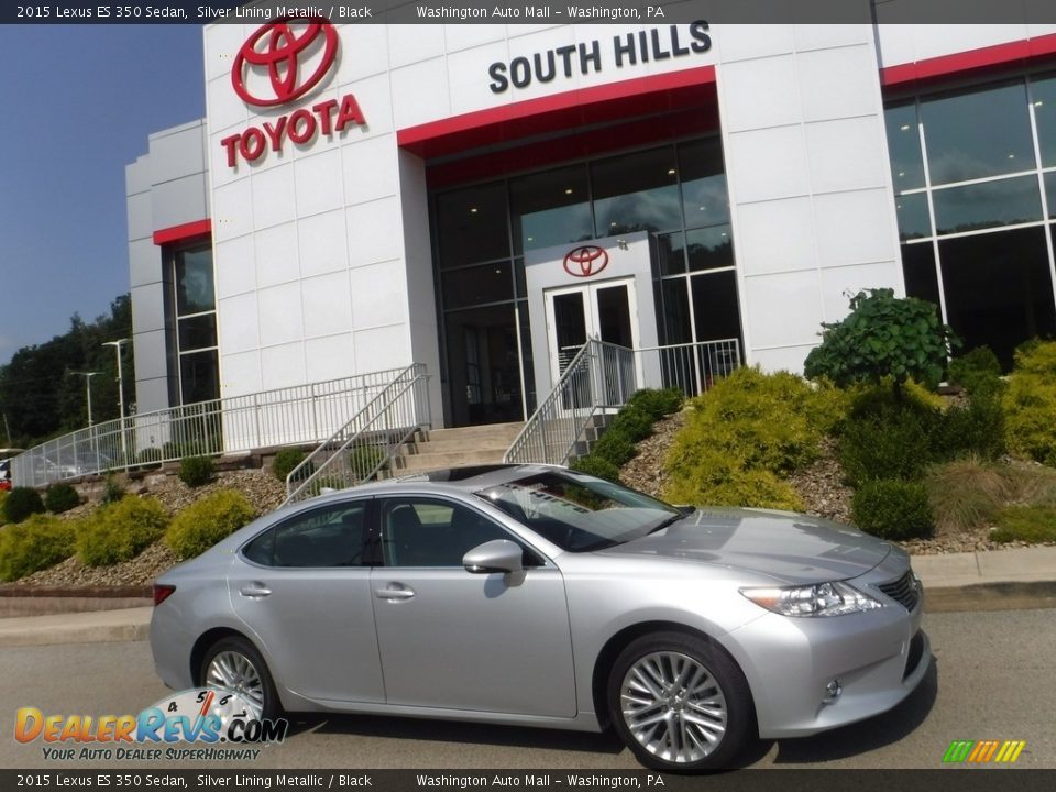 2015 Lexus ES 350 Sedan Silver Lining Metallic / Black Photo #2