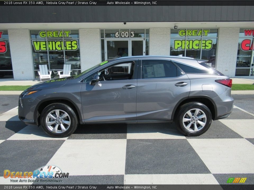 2018 Lexus RX 350 AWD Nebula Gray Pearl / Stratus Gray Photo #1