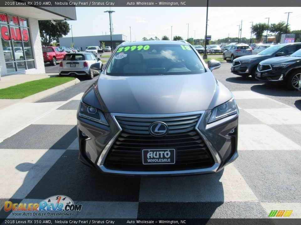 2018 Lexus RX 350 AWD Nebula Gray Pearl / Stratus Gray Photo #2