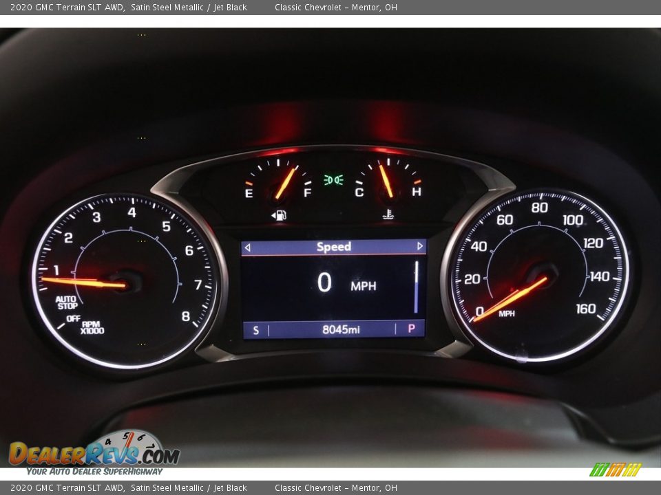 2020 GMC Terrain SLT AWD Satin Steel Metallic / Jet Black Photo #8
