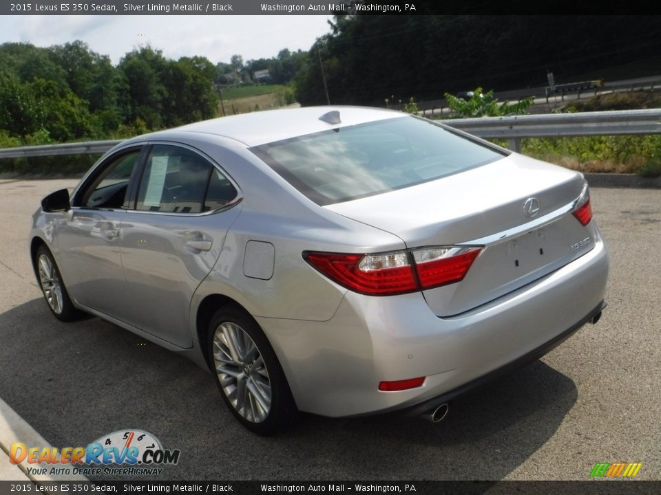 2015 Lexus ES 350 Sedan Silver Lining Metallic / Black Photo #15