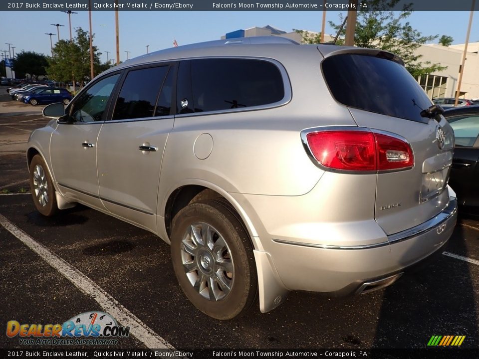 2017 Buick Enclave Leather Quicksilver Metallic / Ebony/Ebony Photo #2