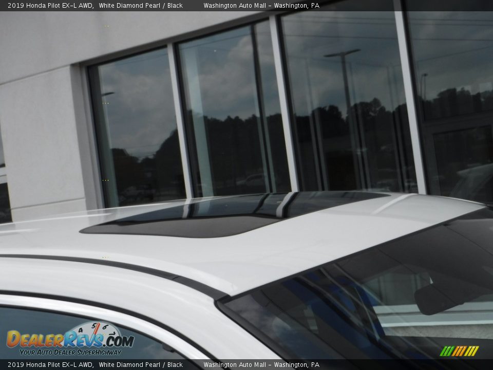 2019 Honda Pilot EX-L AWD White Diamond Pearl / Black Photo #3