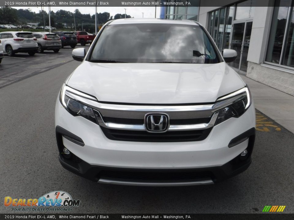 2019 Honda Pilot EX-L AWD White Diamond Pearl / Black Photo #4