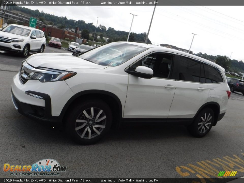 2019 Honda Pilot EX-L AWD White Diamond Pearl / Black Photo #6