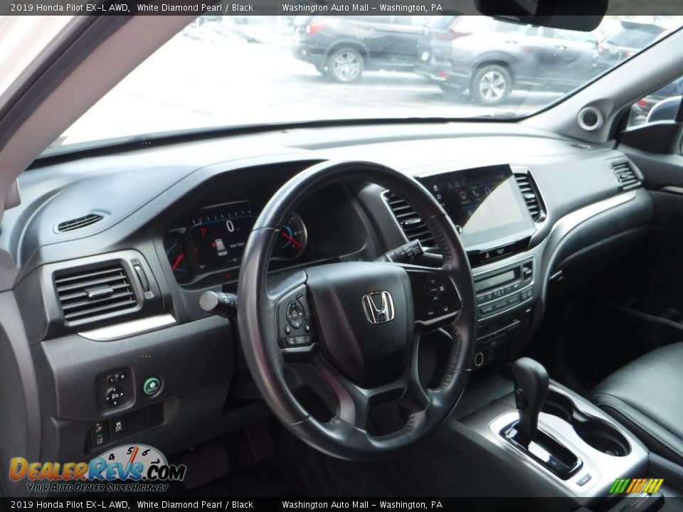 2019 Honda Pilot EX-L AWD White Diamond Pearl / Black Photo #13