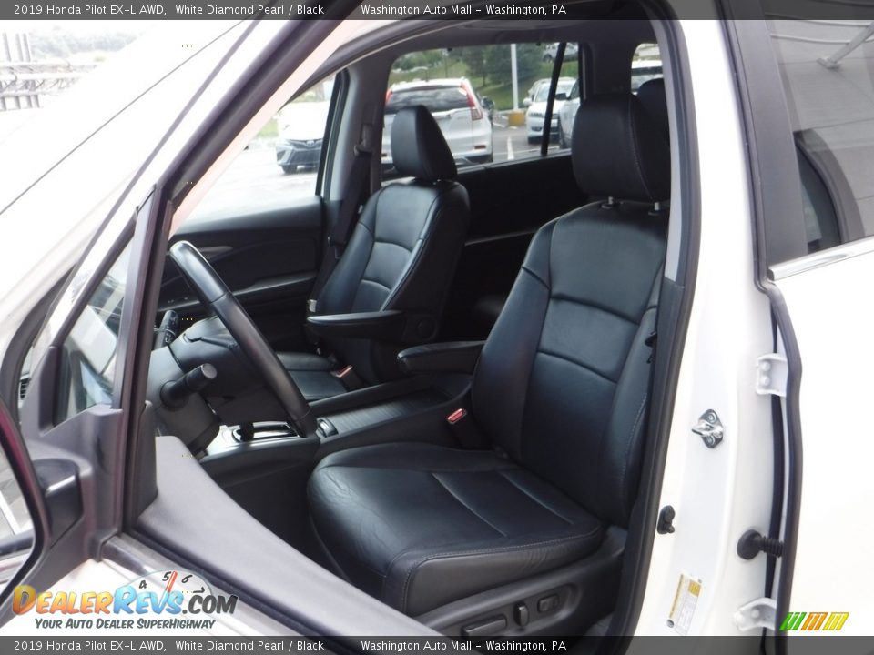 2019 Honda Pilot EX-L AWD White Diamond Pearl / Black Photo #14