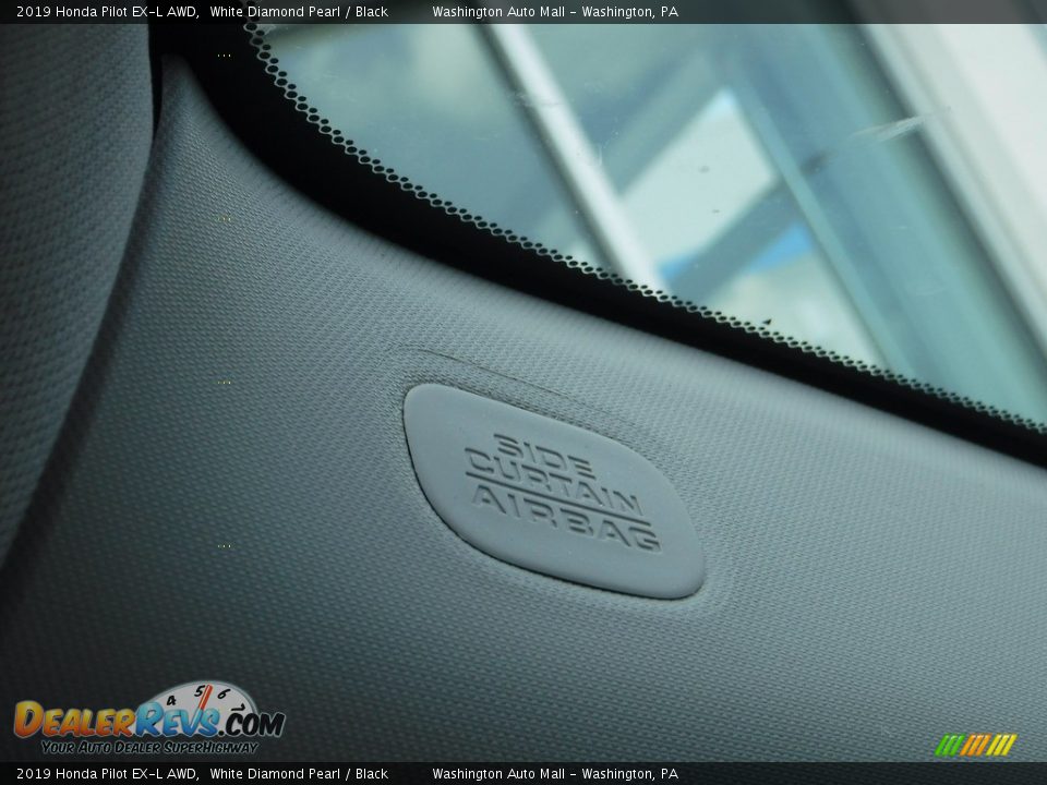 2019 Honda Pilot EX-L AWD White Diamond Pearl / Black Photo #19